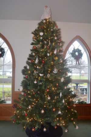 Prairie Chapel not only decorates their tree for Christmas, but for all the holidays and special events throughout the year. Beth Scott | Beacon