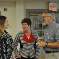 Reception honors Dr. Meyer Reception honors Dr. Meyer