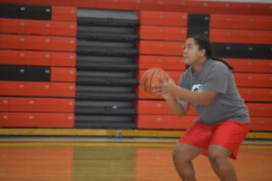 This was Aaliyah Better’s third year competing in the Elks Hoop Shoot. Josie Sellers | Beacon