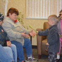 Head Start children perform for senior citizens