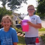 Kids treat first responders