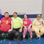 Adults compete at Kiwanis Track and Field Day