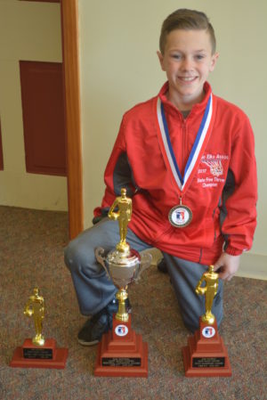 Colton Conkle is the Elks Great Lakes Regional Hoop Shoot Champion and a national finalist. His journey in the competition started in December when he won the local contest hosted by the Coshocton Elks Lodge #376.  Josie Sellers | Beacon