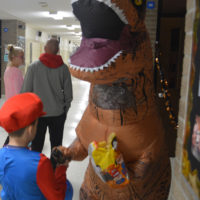 River View students hold trick or treat night for students
