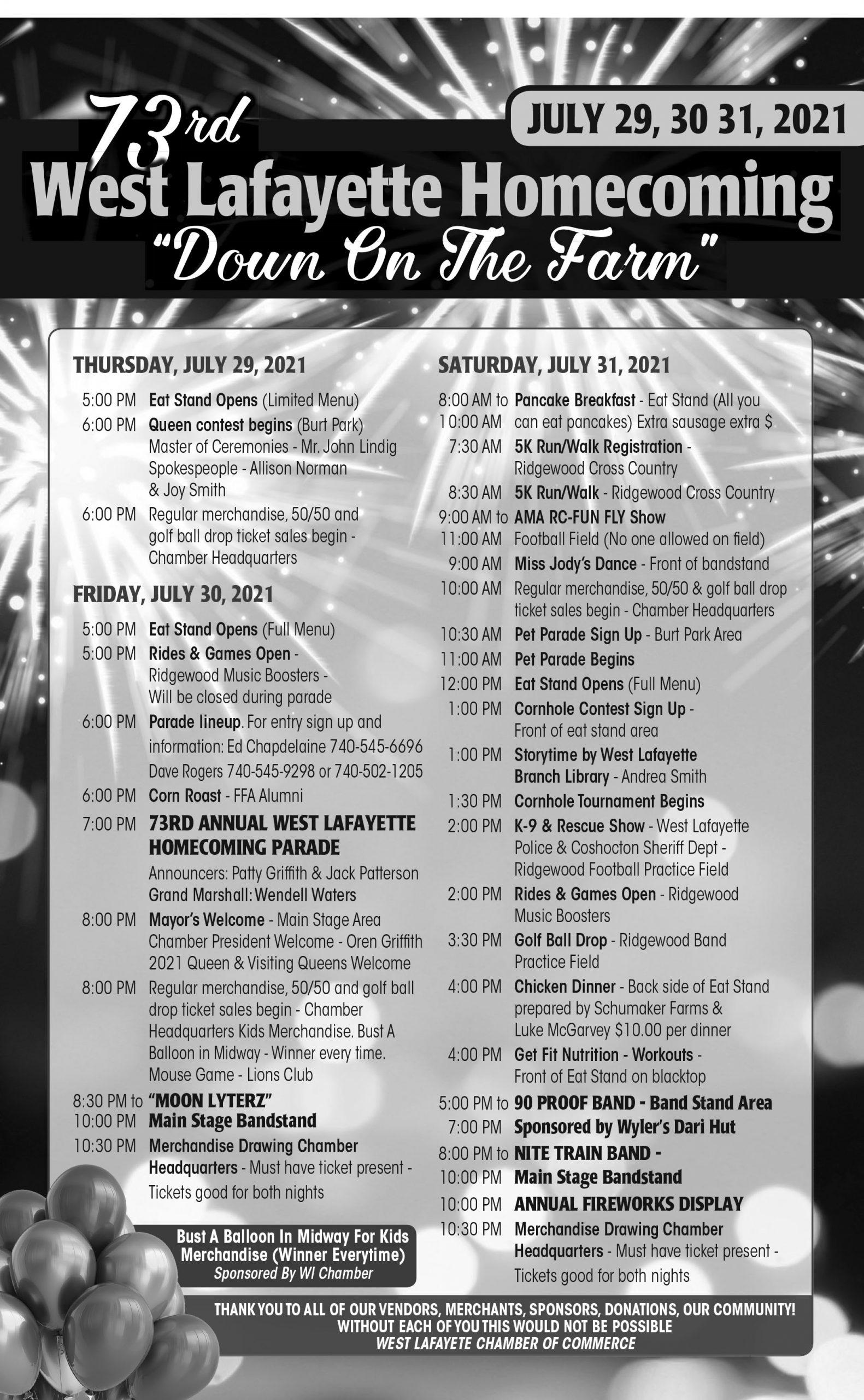 73rd Annual West Lafayette will be packed full of fun
