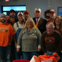 Browns Backers visited by former player