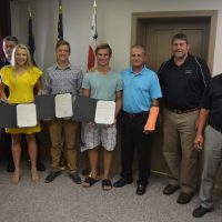 Commissioners honor young people involved in life-saving rescue